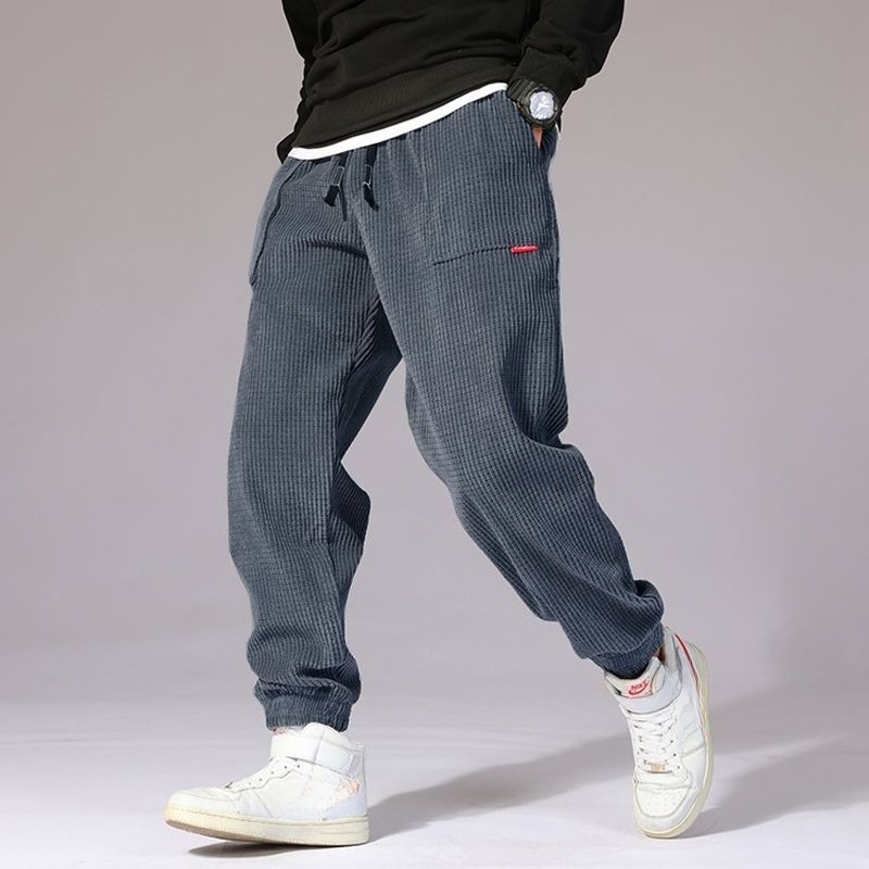 Corduroy Pant Warm - Мужские вельветовые спортивные брюки на флисе
