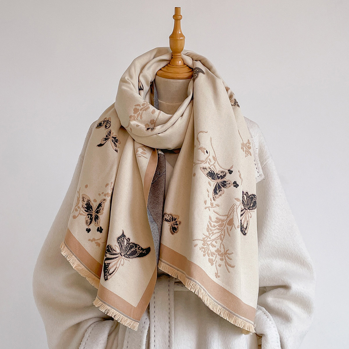 Женский шарф из искусственного – обзор и цена Cashmere Pashmina Wrap