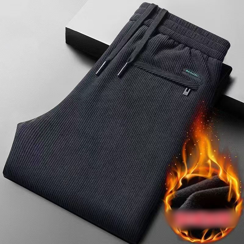 Черно-серые мужские вельветовы – обзор и цена Corduroy Pant Warm