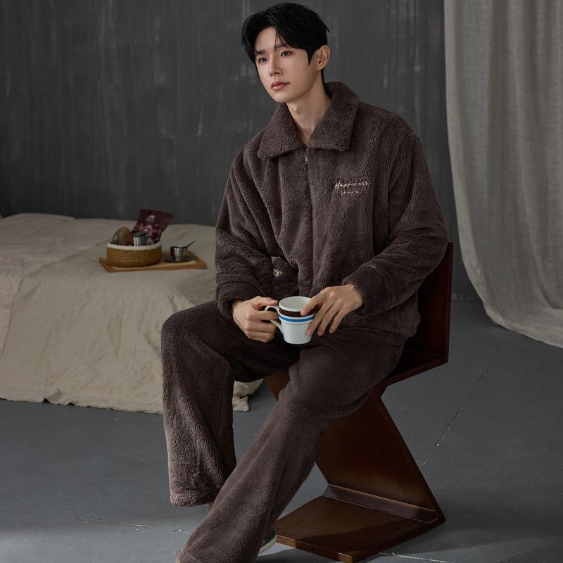 Утепленный мужской пижамный ко – обзор и цена Flannel Shirt Lined