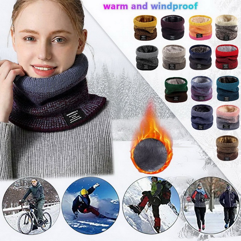 Зимний женский и мужской вязан – обзор и цена Wool Scarf Men