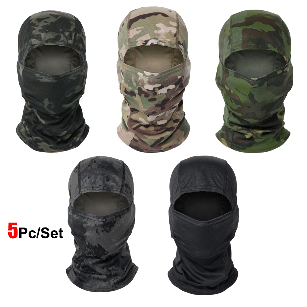 Комплект из 5 камуфляжных бала – обзор и цена Balaclava Ski Mask