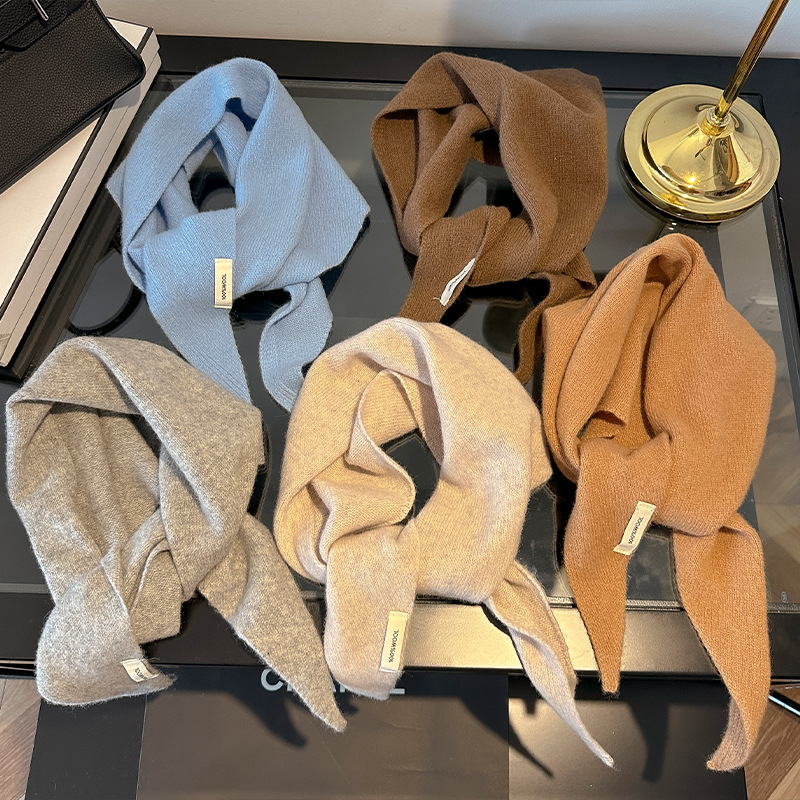 100% шерсть, вязаный треугольн – обзор и цена Shawl Wrap Winter