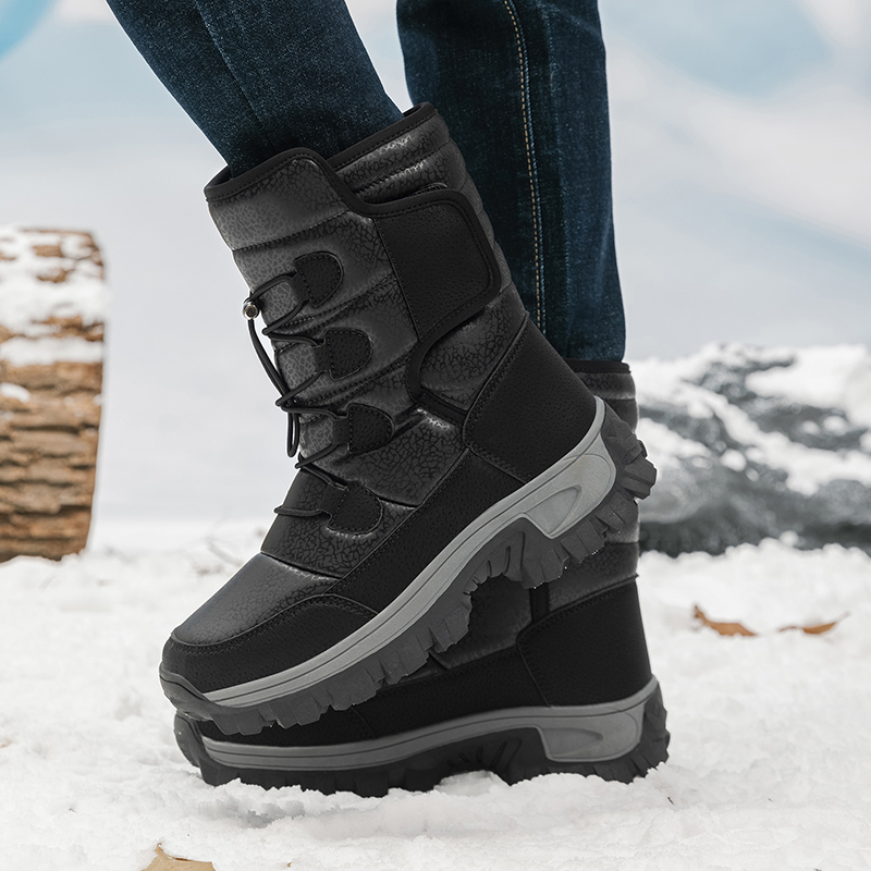 Новые теплые мужские плюшевые  – обзор и цена Waterproof Winter Boot