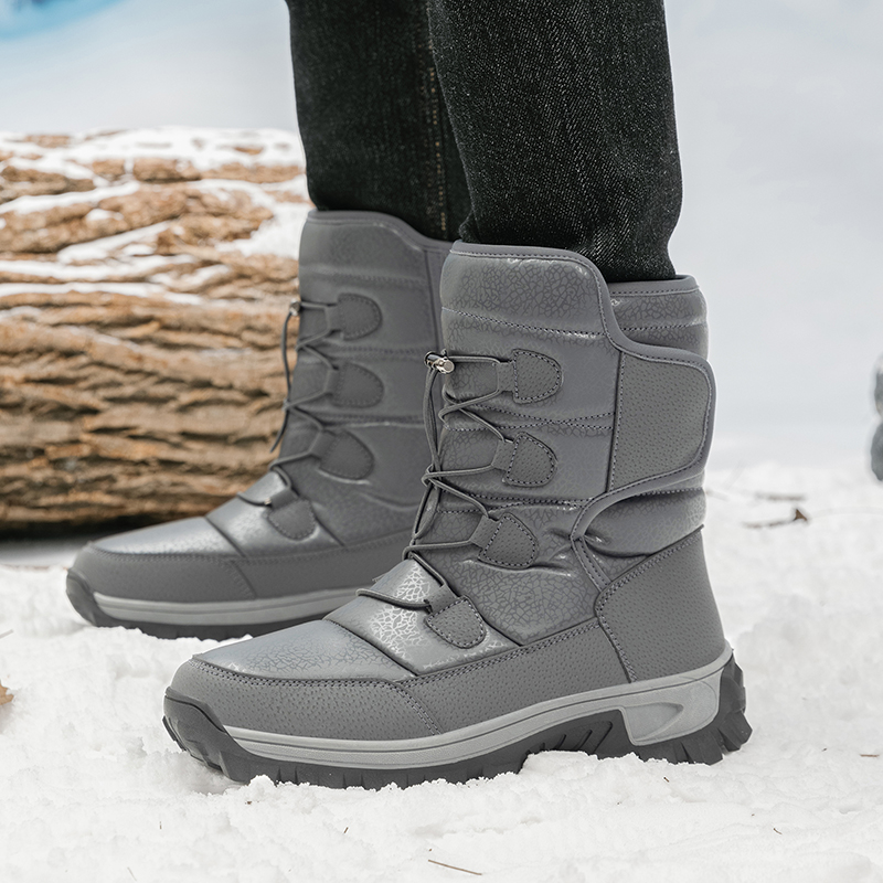 Новые теплые мужские плюшевые  – обзор и цена Waterproof Winter Boot
