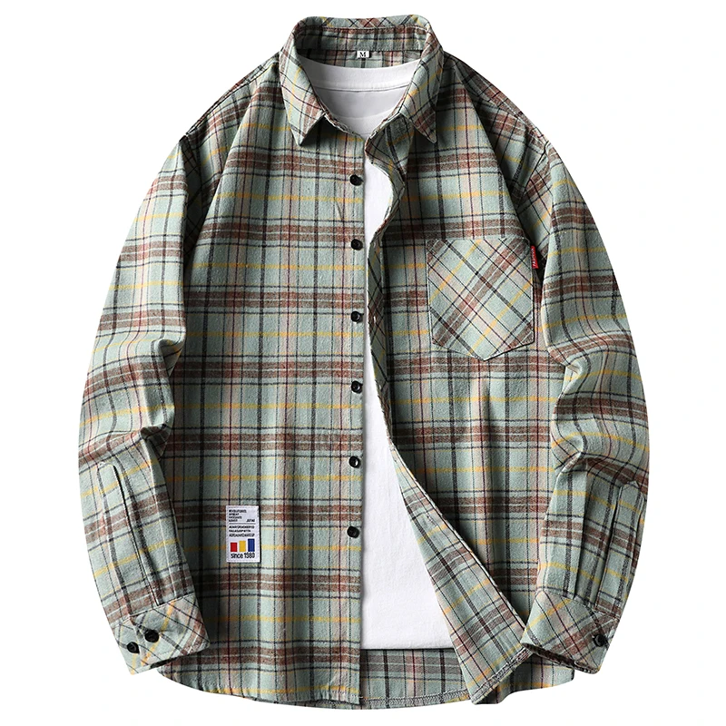 Мужские повседневные рубашки в – обзор и цена Flannel Shirt Lined
