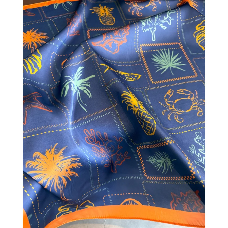 Шелковый квадратный платок Blu – обзор и цена Shawl Wrap Winter